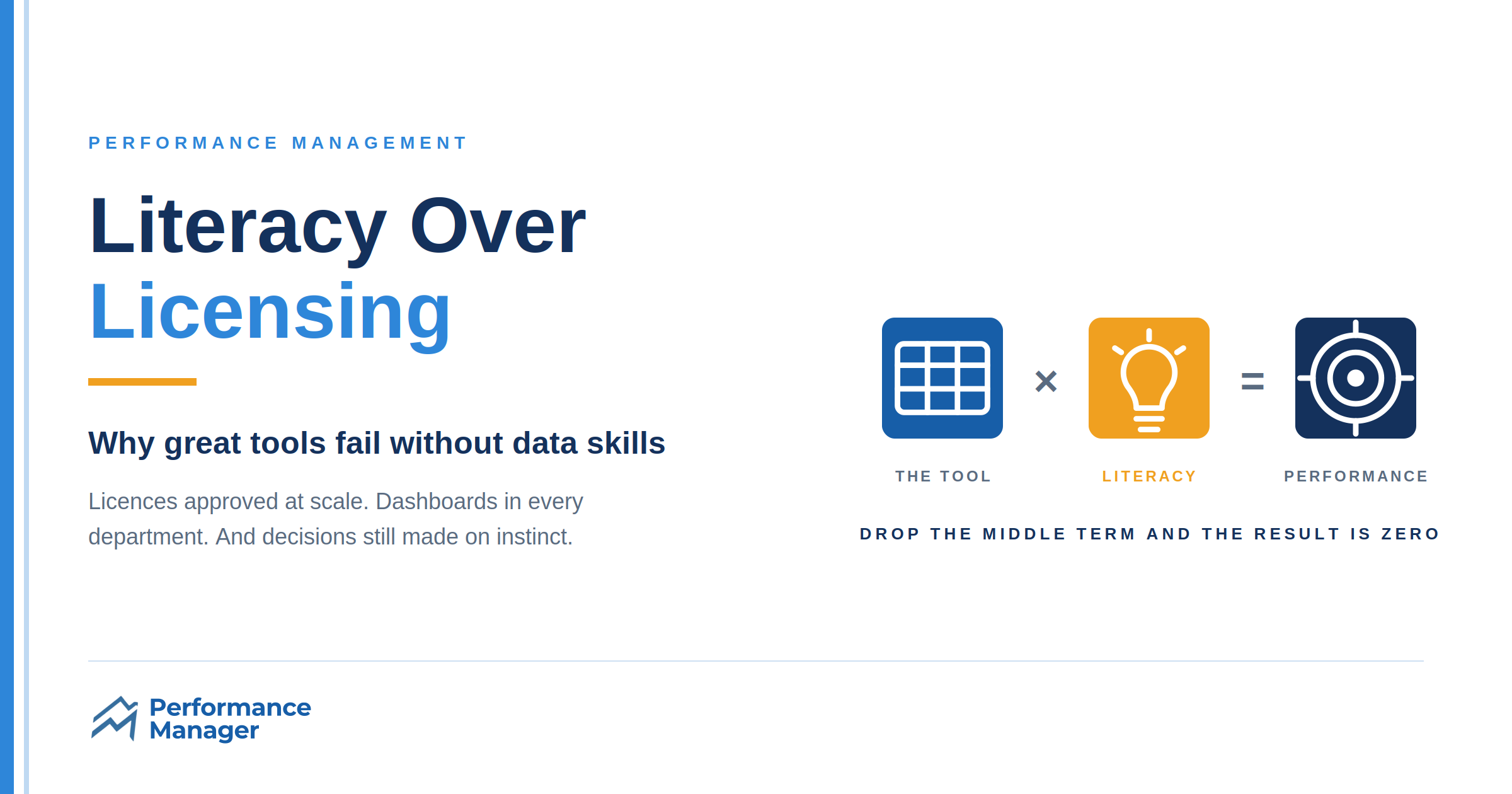 Literacy Over Licensing: Why Great Tools Fail Without Data Skills